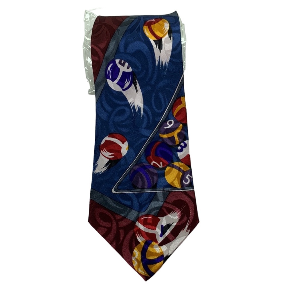 Fondini 100% Silk Tie - Vintage Deadstock